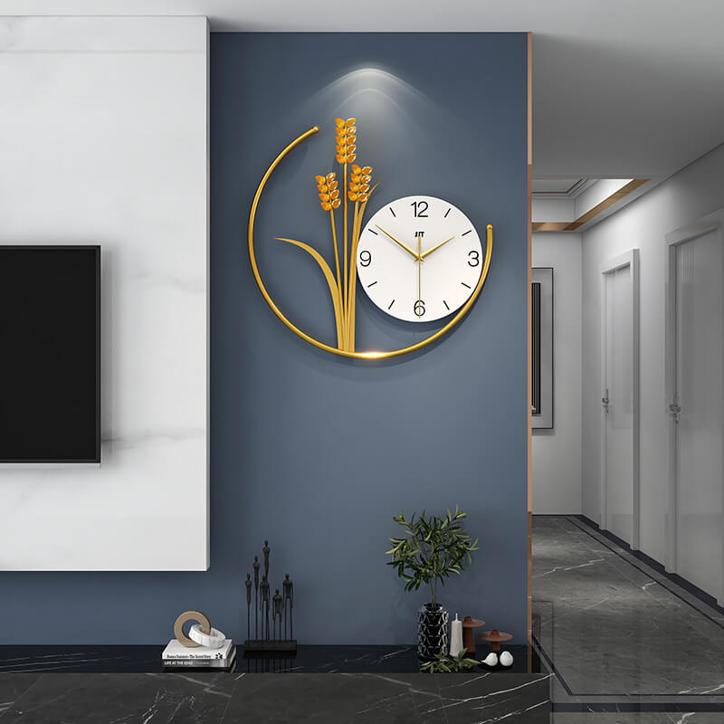 Moderne Wanduhr Rund für Wohnzimmer und Büro mit Einzigartigem Design 2