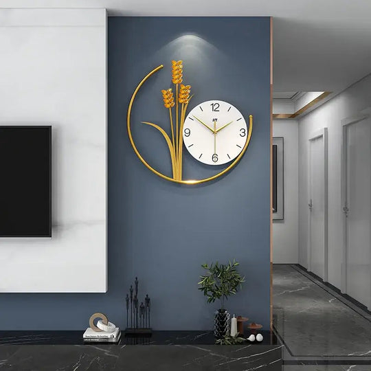 Moderne Wanduhr Rund für Wohnzimmer und Büro mit Einzigartigem Design 4