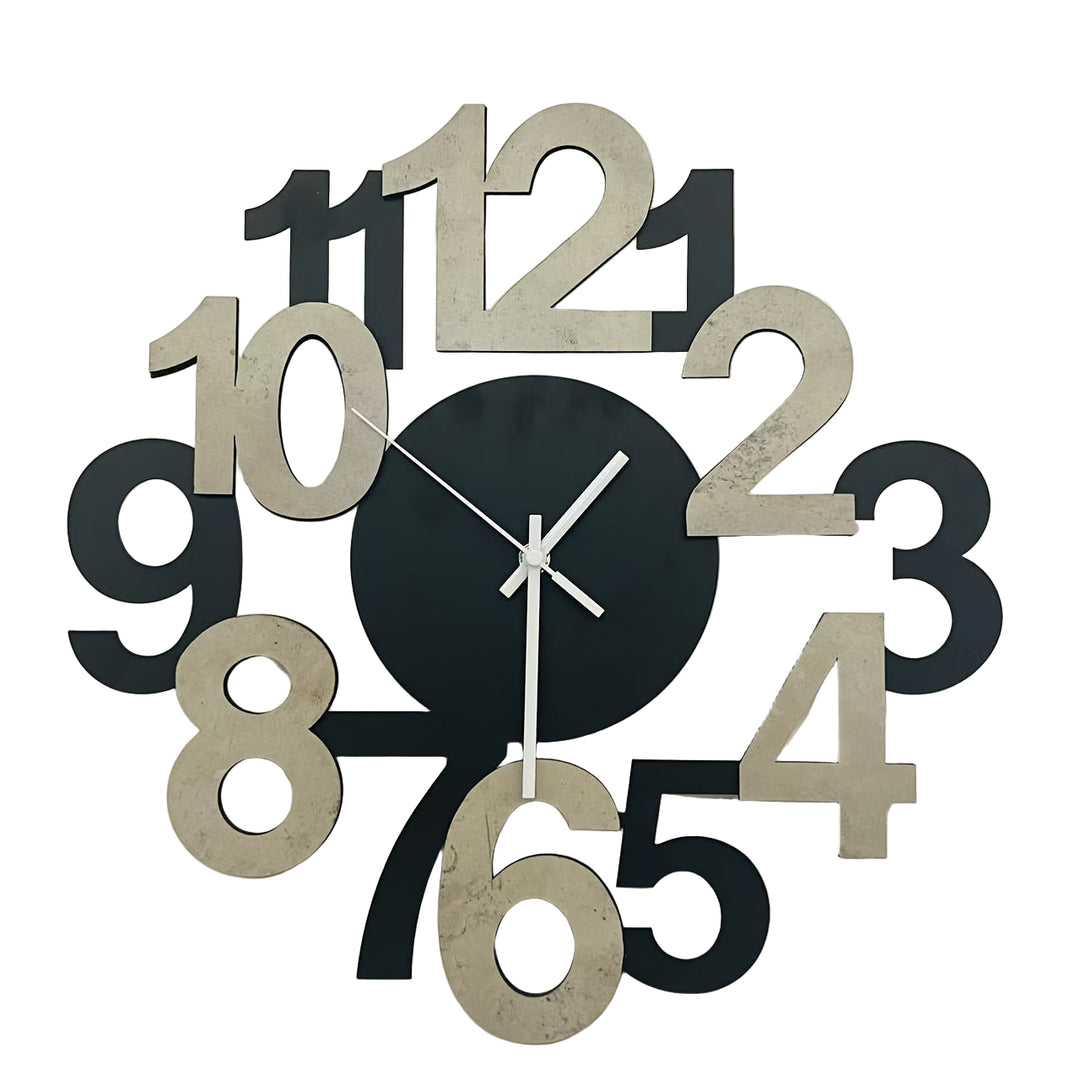 Moderne Wanduhr für Männer und Frauen – Asymmetrisches Design 0