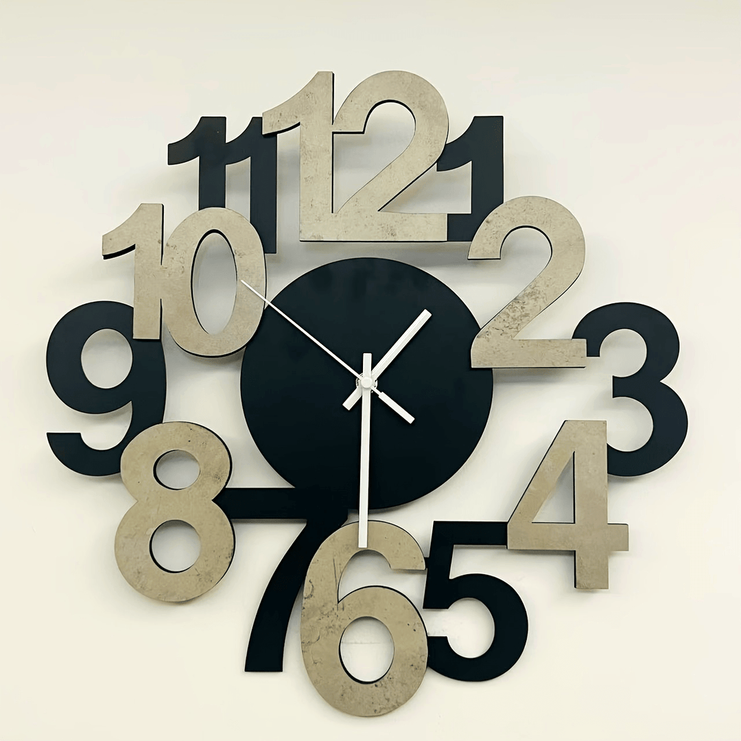 Moderne Wanduhr für Männer und Frauen – Asymmetrisches Design 2