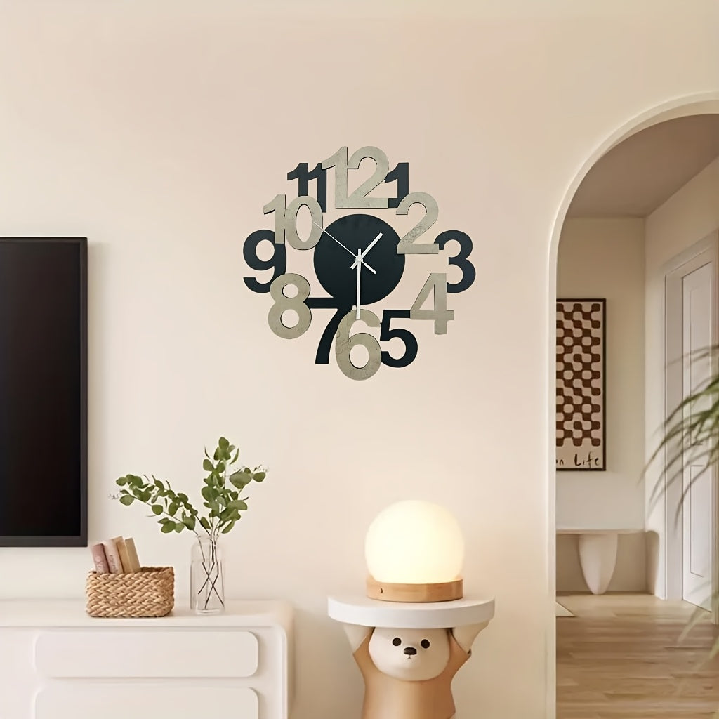 Moderne Wanduhr für Männer und Frauen – Asymmetrisches Design 5