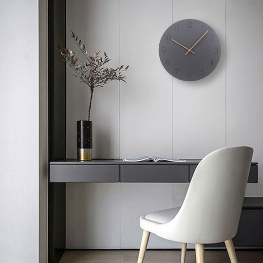 Moderne Wanduhr für Skandinavisches Wohndekor Minimalistisch 29 cm 1