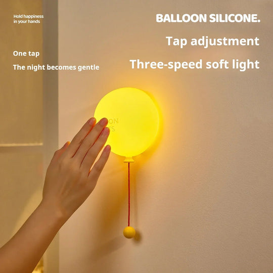 Nachtlicht Kinderzimmer Ballon Nachtlampe für Beruhigende Atmosphäre 4