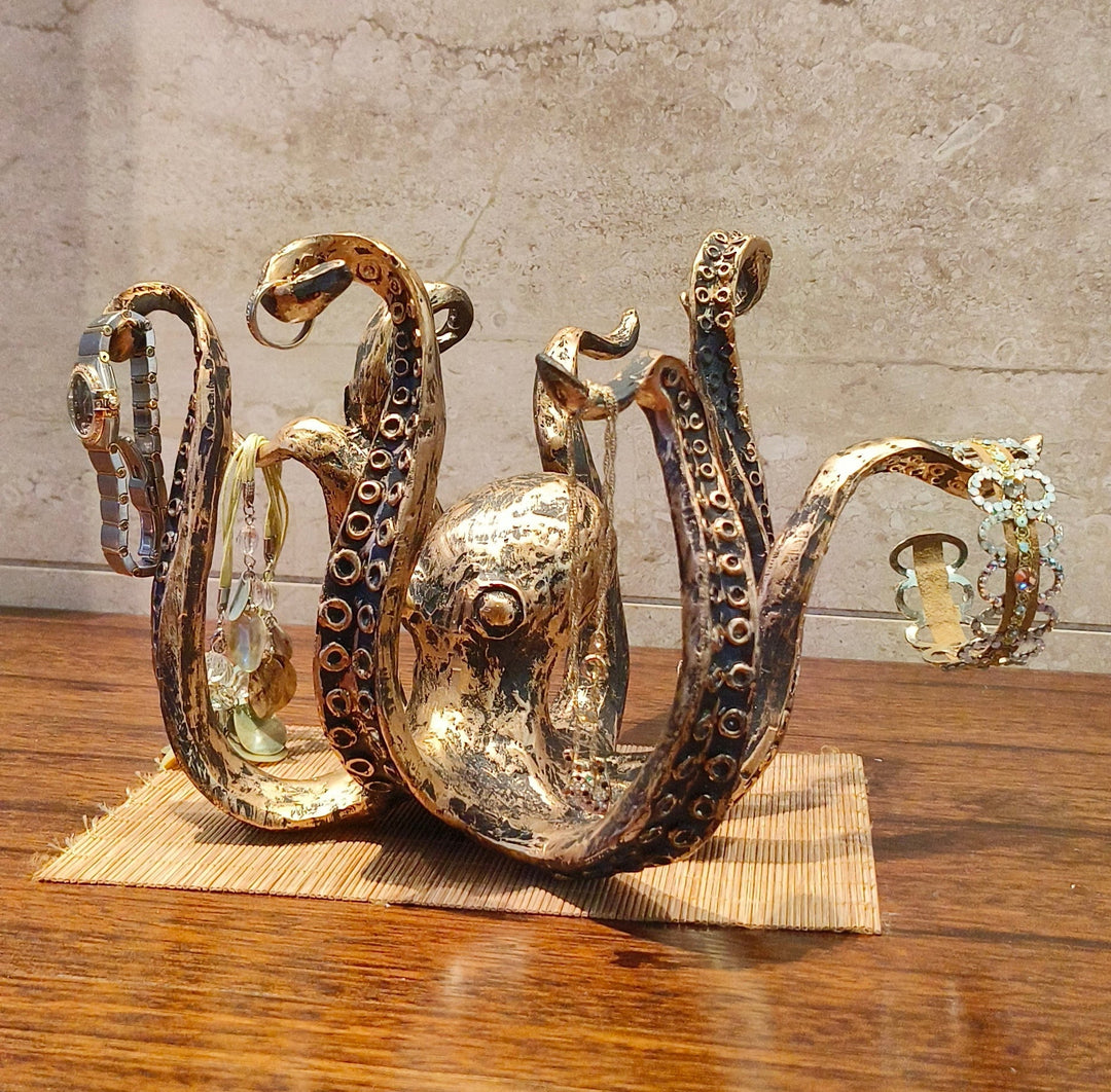 Oktopus Becherhalter für Tassen und Dekoration mit Platz für 8 Tassen 4