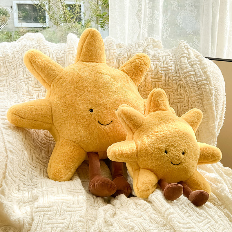 Plüschkissen mit Sonne und Mond für Kinder und Wohnzimmer 2