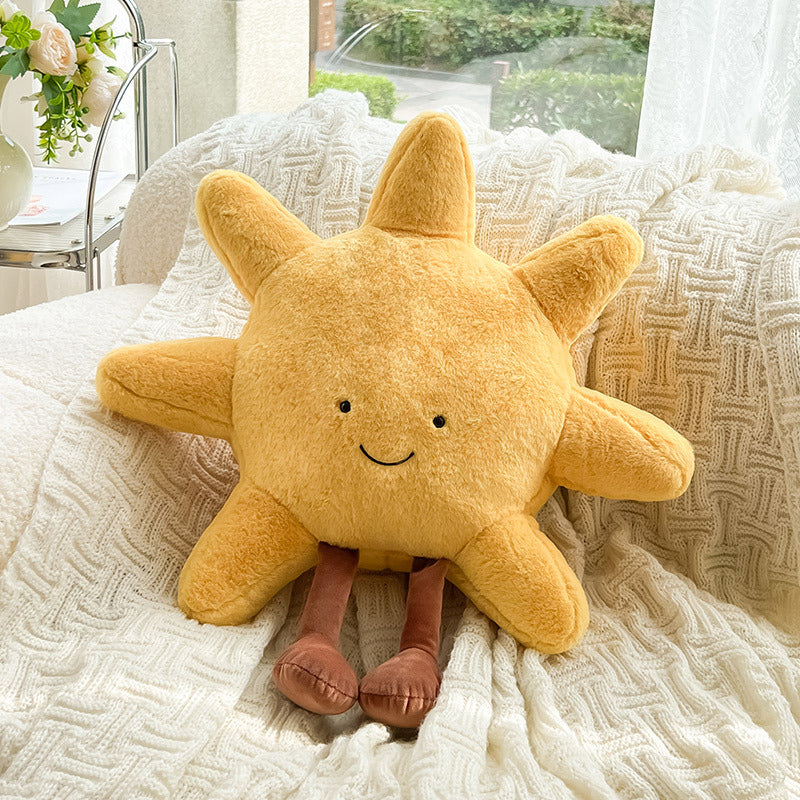Plüschkissen mit Sonne und Mond für Kinder und Wohnzimmer 6