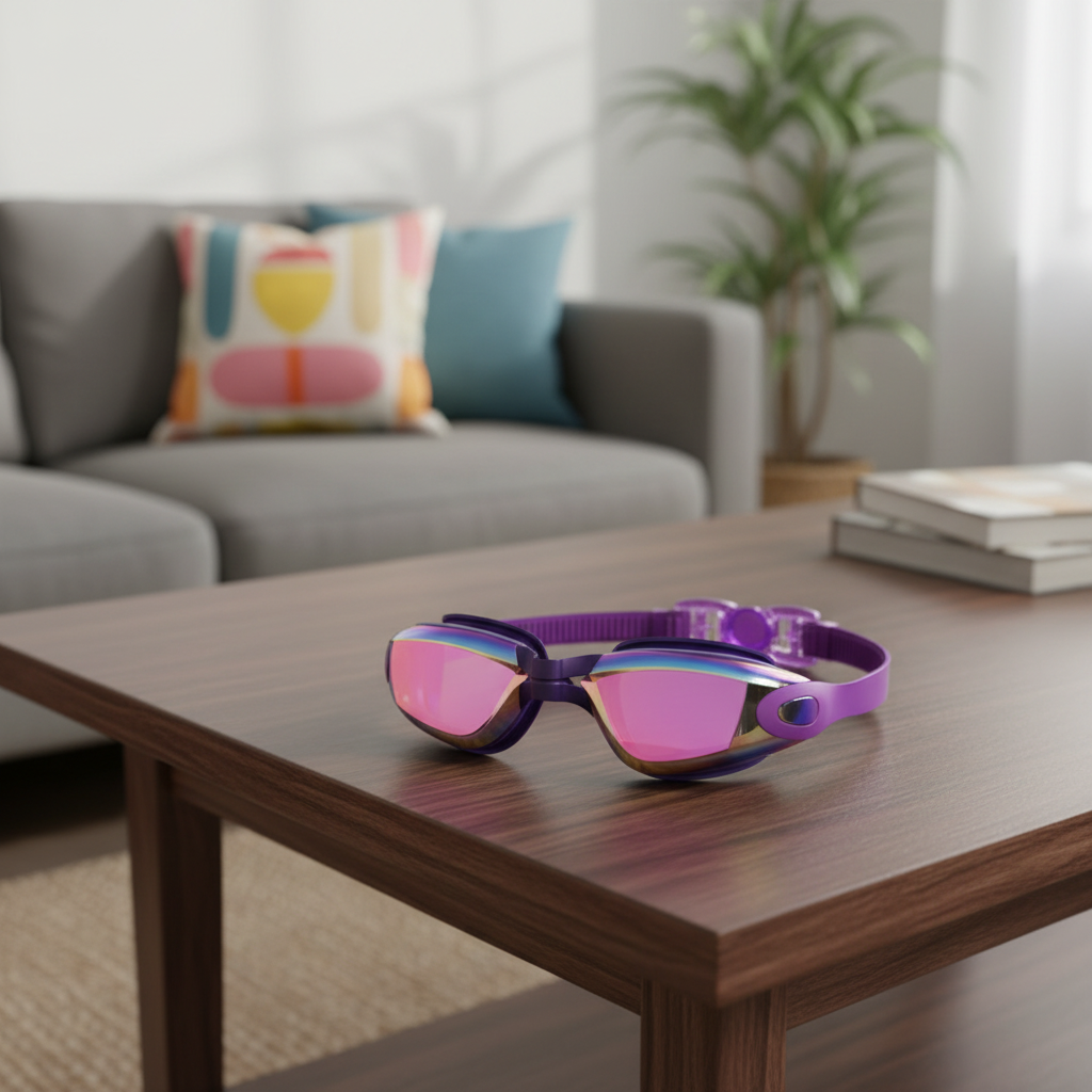 Schwimmbrille für klare Sicht und Komfort 0