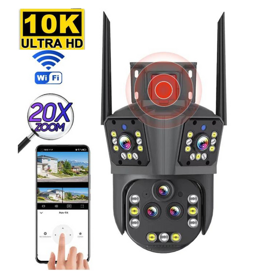 Sicherheitskamera 10K mit 20MP und 20-fachem Zoom 0