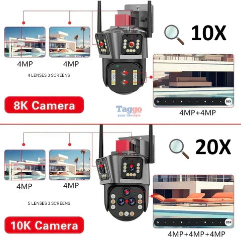 Sicherheitskamera 10K mit 20MP und 20-fachem Zoom 4