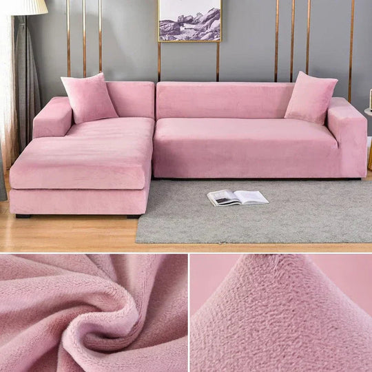 Sofa Bezug Waschbar Stretch Velours Für Stilvolle Akzente 0