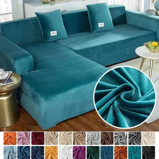 Sofa Bezug Waschbar Stretch Velours Für Stilvolle Akzente 1