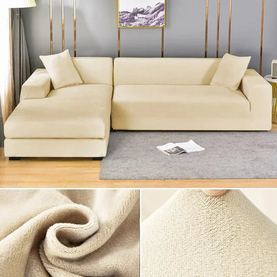 Sofa Bezug Waschbar Stretch Velours Für Stilvolle Akzente 10