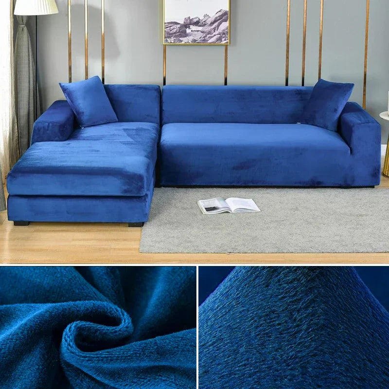 Sofa Bezug Waschbar Stretch Velours Für Stilvolle Akzente 11