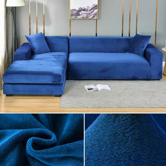 Sofa Bezug Waschbar Stretch Velours Für Stilvolle Akzente 11