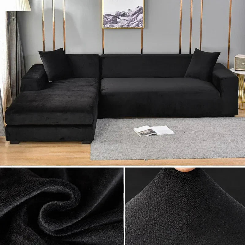 Sofa Bezug Waschbar Stretch Velours Für Stilvolle Akzente 7
