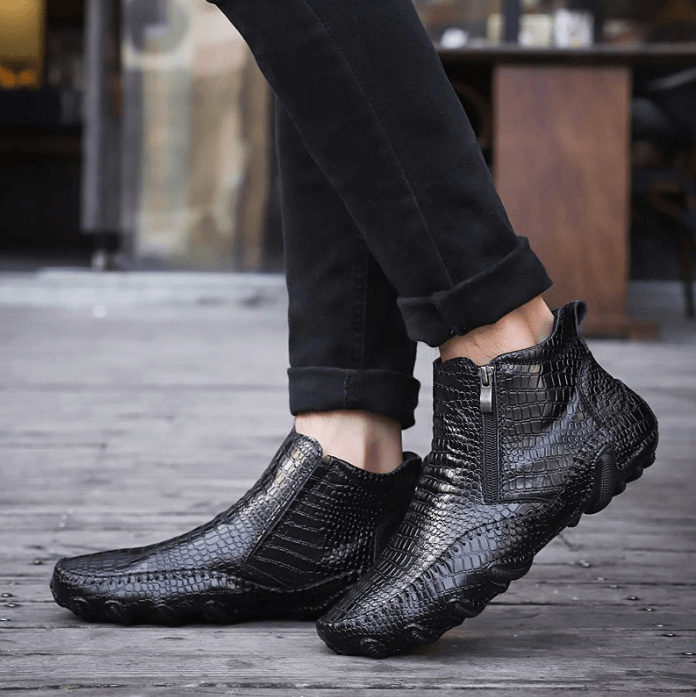 Stiefel Aus Rindsleder