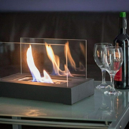 Tischkamin für drinnen und draußen – tragbar und modern 3