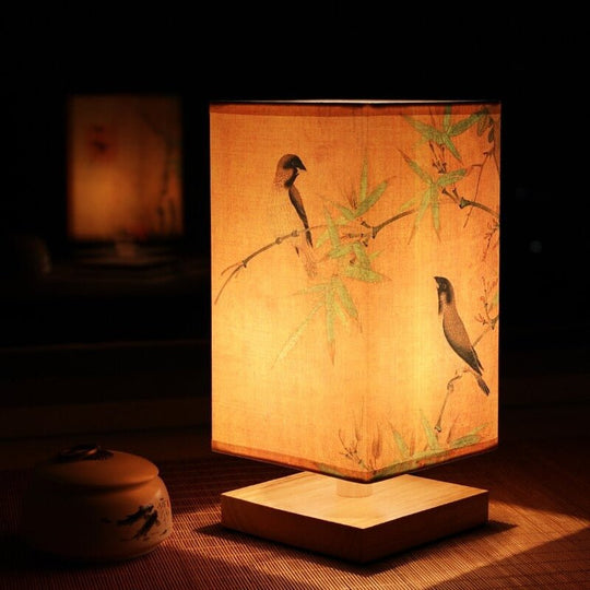 Tischlampe Skandinavisches Design mit Japanischen Akzenten für Schlafzimmer und Wohnzimmer 5