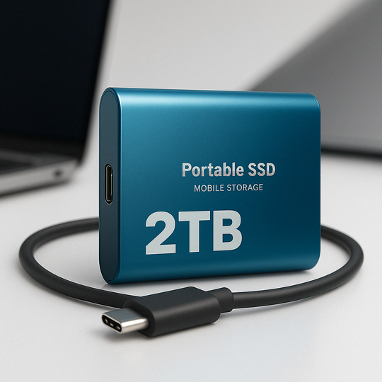 Tragbare SSD-Festplatte, hohe Geschwindigkeit, kompaktes Design 1