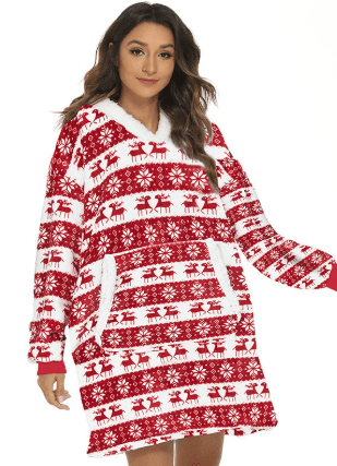 Unisex Fleece Hoodie Decke für Komfort 10