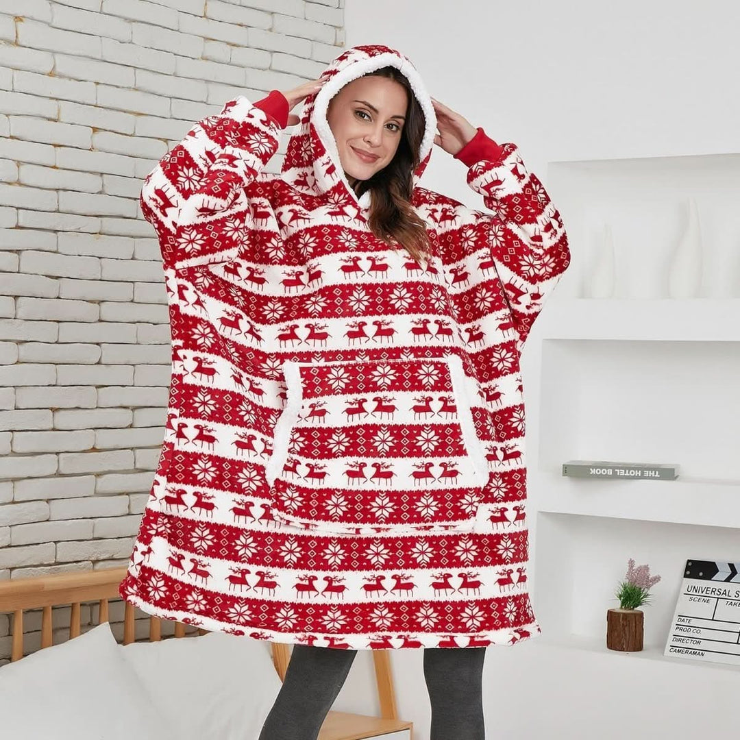 Unisex Fleece Hoodie Decke für Komfort 8