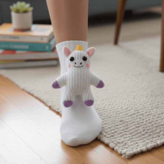 Unisex Haussocken mit 3D-Tierdesign für Gemütlichkeit und Komfort 13