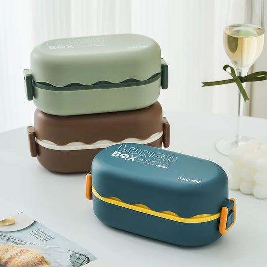 Unisex Lunchbox Auslaufsicher mit Sicherem Verriegelungsmechanismus 1