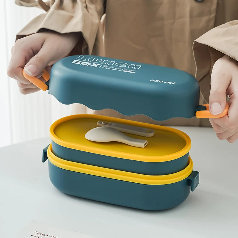 Unisex Lunchbox Auslaufsicher mit Sicherem Verriegelungsmechanismus 3