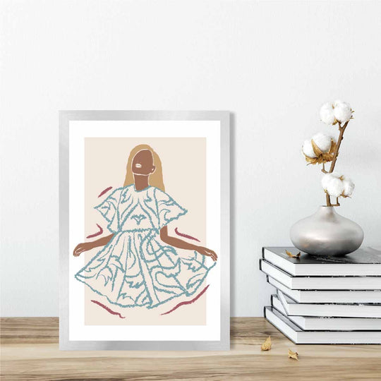Wandkunst Poster Moderne Frau Skizze Minimalistisch 2