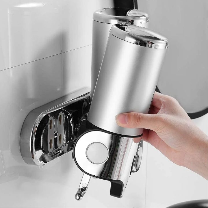 Wandseifenspender für Badezimmer und Küche Modernes Design mit Pumpmechanismus 0