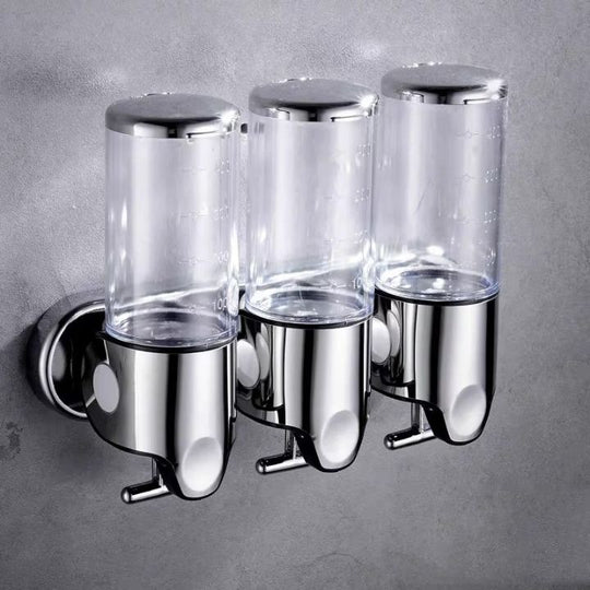 Wandseifenspender für Badezimmer und Küche Modernes Design mit Pumpmechanismus 11