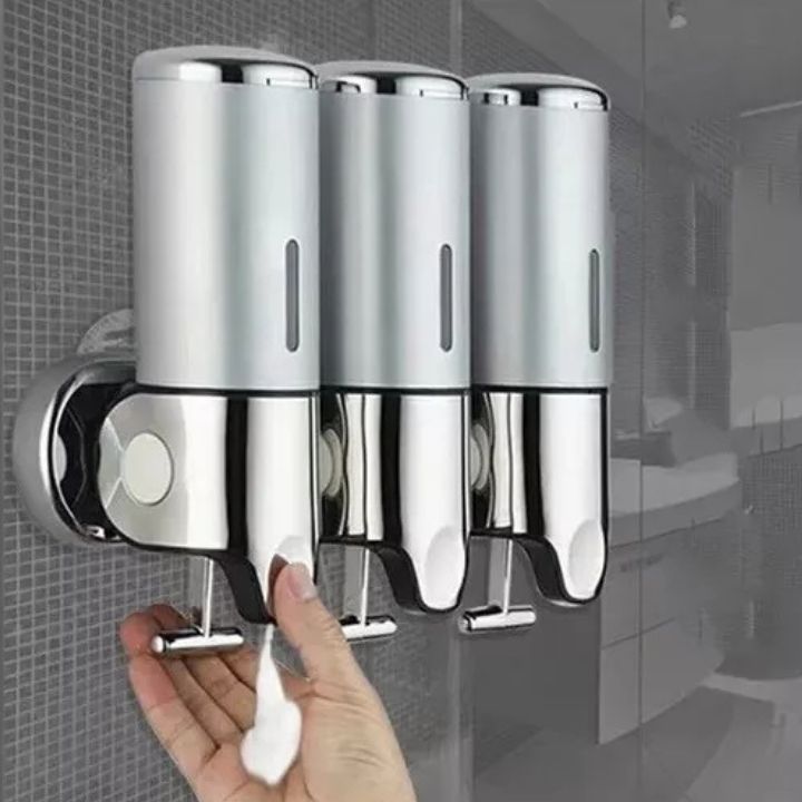 Wandseifenspender für Badezimmer und Küche Modernes Design mit Pumpmechanismus 3
