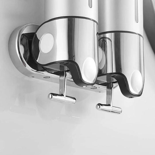 Wandseifenspender für Badezimmer und Küche Modernes Design mit Pumpmechanismus 6