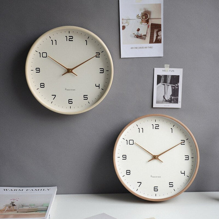 Wanduhr Modern im Nordic-Stil für Männer und Frauen – Schlichtes Design für Zuhause und Büro 1