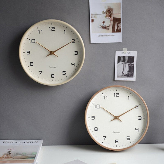 Wanduhr Modern im Nordic-Stil für Männer und Frauen – Schlichtes Design für Zuhause und Büro 1