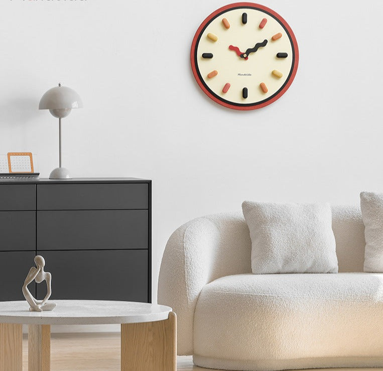 Wanduhr im nordischen Design mit 3D-Effekt 2