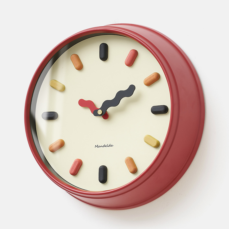 Wanduhr im nordischen Design mit 3D-Effekt 6