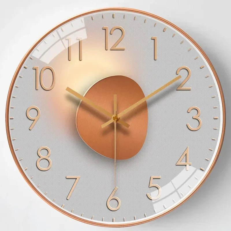 Wanduhr mit minimalistischem Design und geräuschlosem Quarzwerk 10