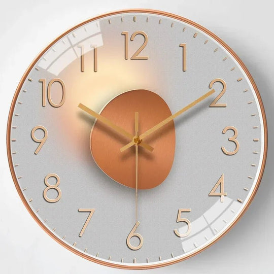 Wanduhr mit minimalistischem Design und geräuschlosem Quarzwerk 10