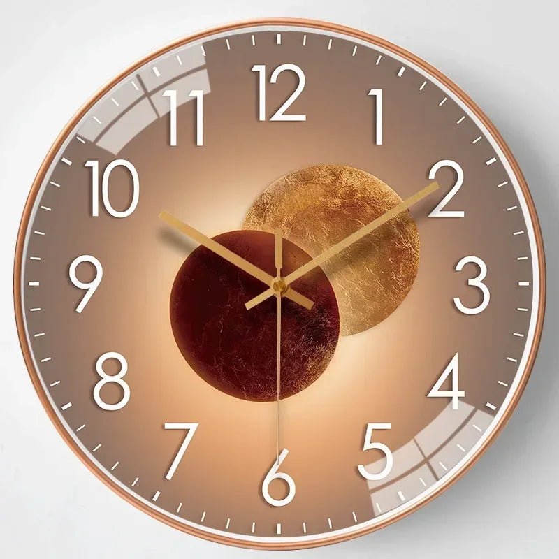 Wanduhr mit minimalistischem Design und geräuschlosem Quarzwerk 13