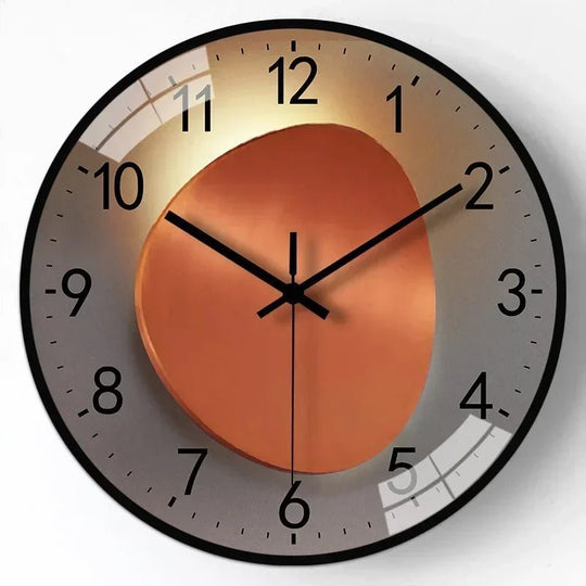 Wanduhr mit minimalistischem Design und geräuschlosem Quarzwerk 14