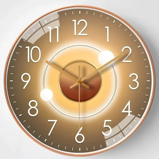 Wanduhr mit minimalistischem Design und geräuschlosem Quarzwerk 6