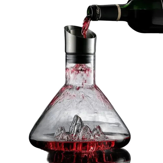 Weinkaraffe mit 12-Kanal-Belüftung für Rotwein, 1500 ml, Stilvolles Design 0