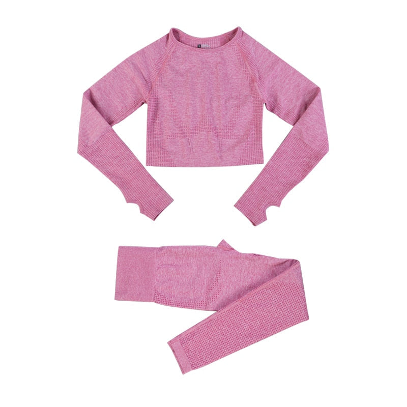 Yoga-Set Fitness-Sportbekleidung