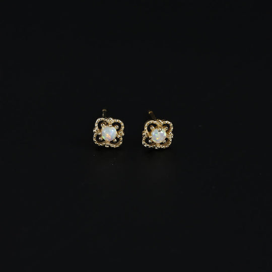 Zarte Vintage-Ohrringe mit Opal für Damen - Stilvolles Design 7