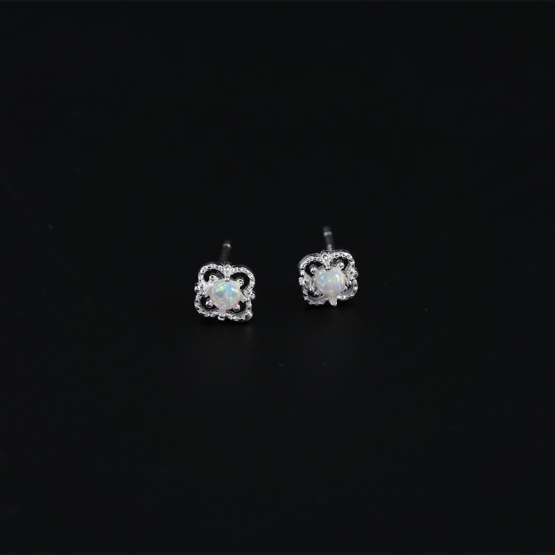 Zarte Vintage-Ohrringe mit Opal für Damen - Stilvolles Design 9