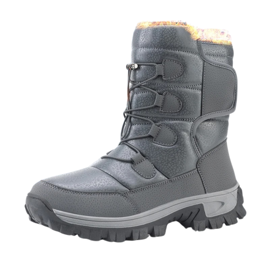 Hohe Winterstiefel aus Plüsch für Männer