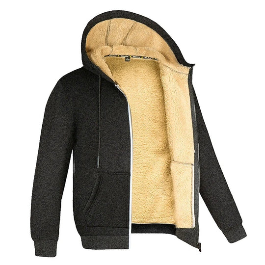 Warme Fleecejacke für Herren