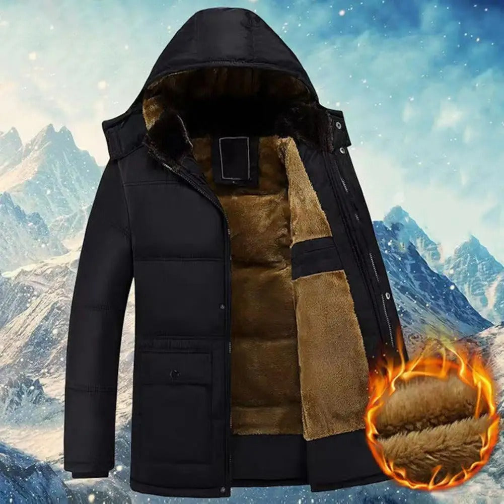 Winddichte Herren-Kapuzenjacke