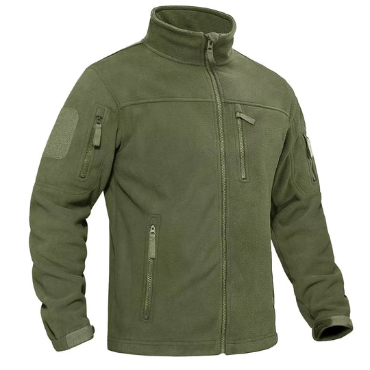 Herren-Fleece-Thermojacke mit durchgehendem Reißverschluss